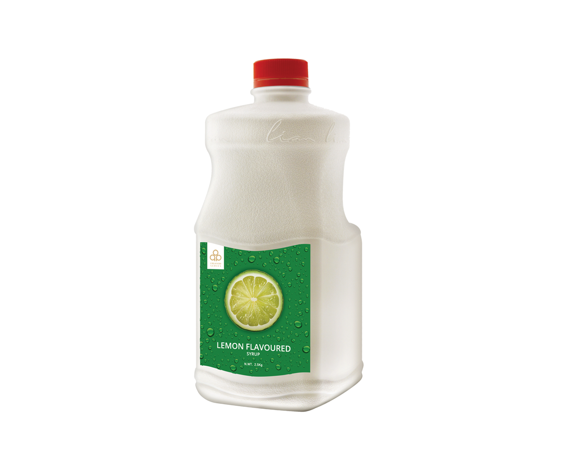 Lemon concentrated wholesale boba tea syrup for popping pearls