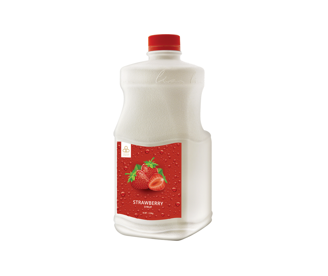 Strawberry wholesale bubble tea syrup for tapioca pearl milk tea