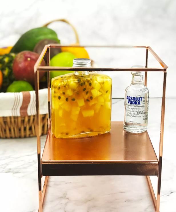 Passion Fruit & Pineapple Cocktail